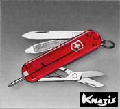 (VictoriNox)　クラシック･シグネチャーT 半透明レッド